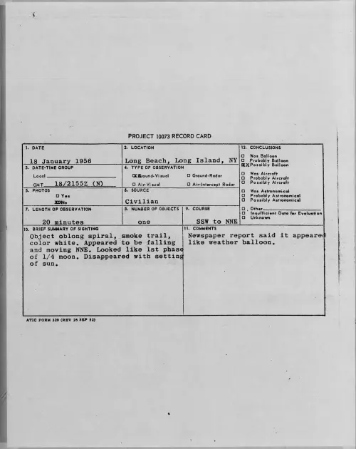 First page of 1956.01 - 7340293 - Long Beach, Long Island, NY