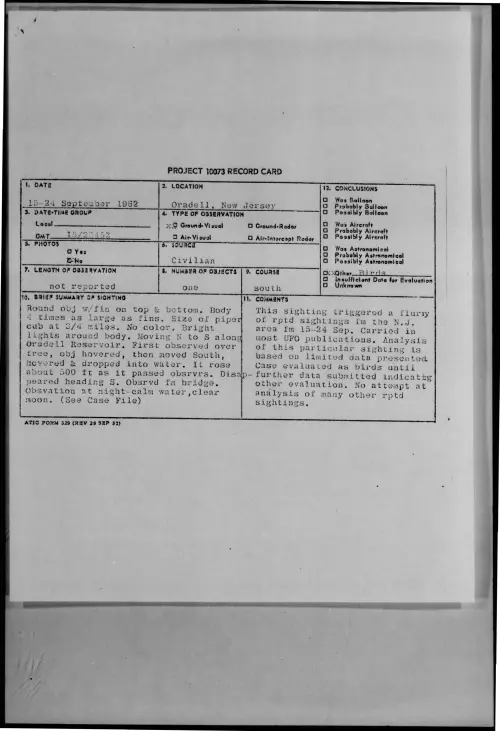 First page of 1962-09-8724072-Oradell-NewJersey