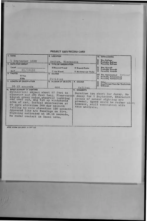 First page of 1962-09-8723397-Antigo-Wisconsin