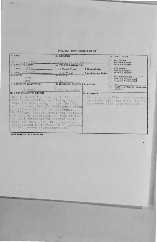 First page of 1962-08-8688603-SantaCruz-Bolivia