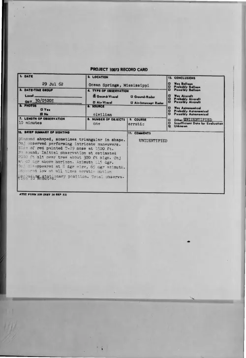 First page of 1962-07-8686654-OceanSprings-Mississippi