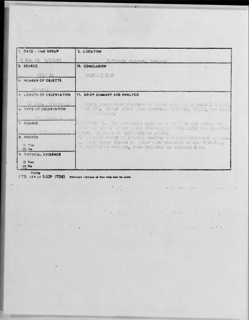 First page of 1953.02 - 9549829 - Keflauik Airport, Iceland