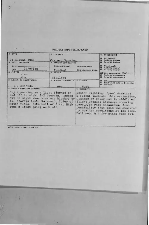 First page of 1962-08-8723060-Casper-Wyoming
