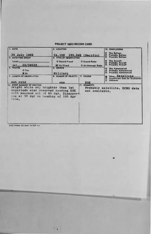 First page of 1962-07-8686586-34-15N153-28E-Pacific-
