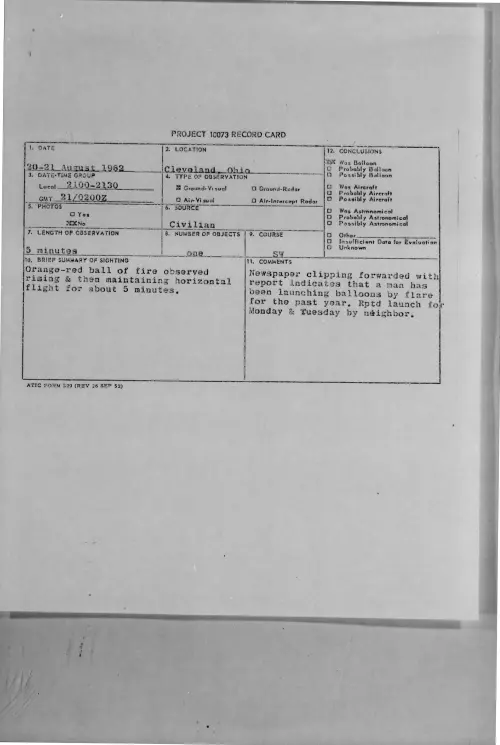 First page of 1962-08-8722876-Cleveland-Ohio