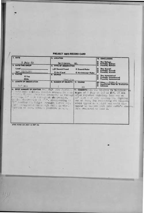First page of 1962-07-8675457-Baltimore-Md