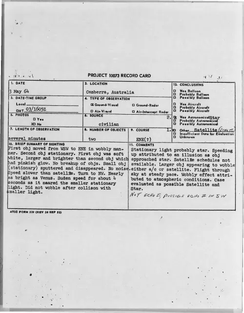 First page of 1964-05-8702963-Canberra-Australia