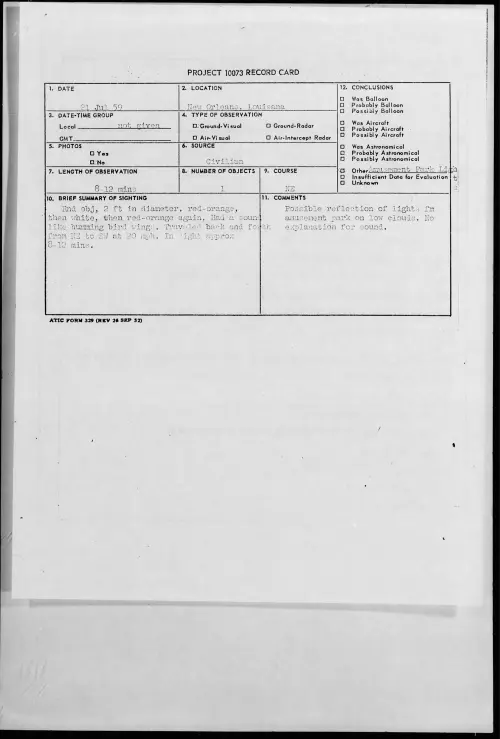 First page of 1959.07 - 8407500 - New Orleans, Louisana