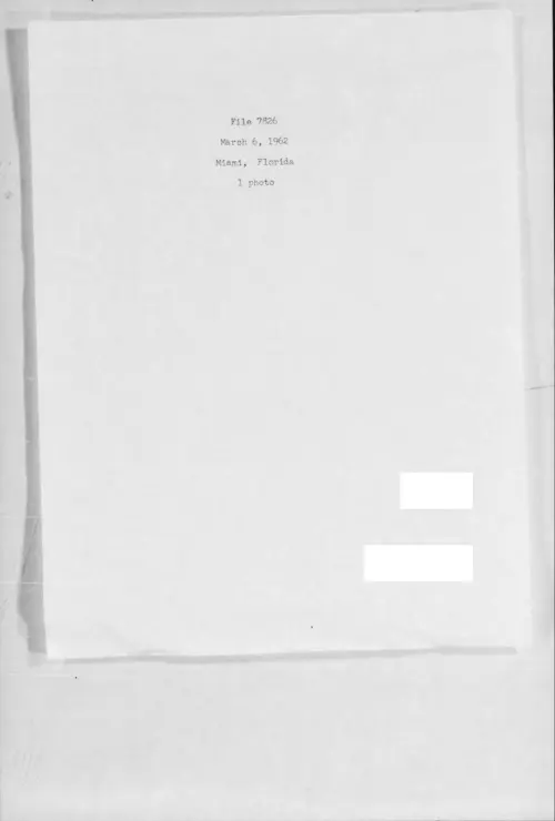 First page of 1962-03-6976924-Miami-Florida-7826-
