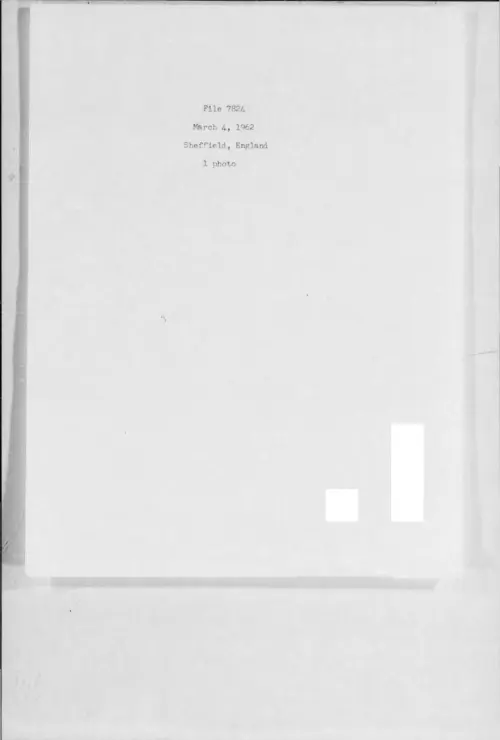 First page of 1962-03-6976919-Sheffield-England-7824-