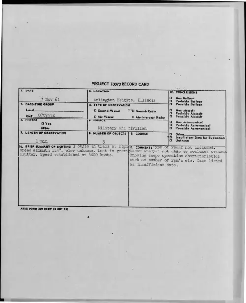 First page of 1961-11-8696205-ArlingtonHeights-Illinois