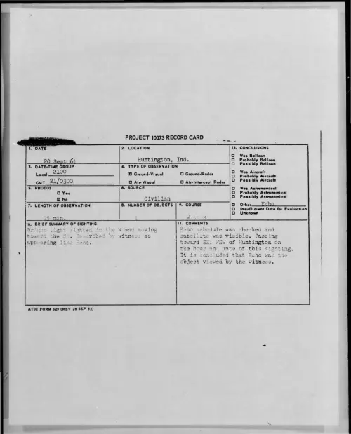 First page of 1961-09-8678721-Huntington-Ind