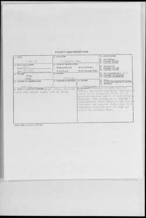First page of 1961.07 - 8693191 - N Dayton, Ohio
