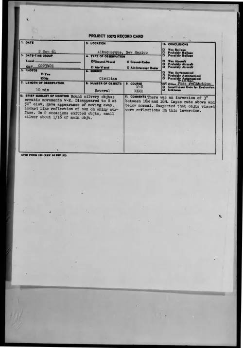 First page of 1961-09-8301593-Albuquerque-NewMexico
