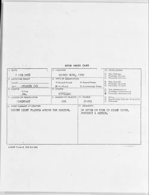 First page of 1955.02 - 6967685 - HARRIS BURG, PENN