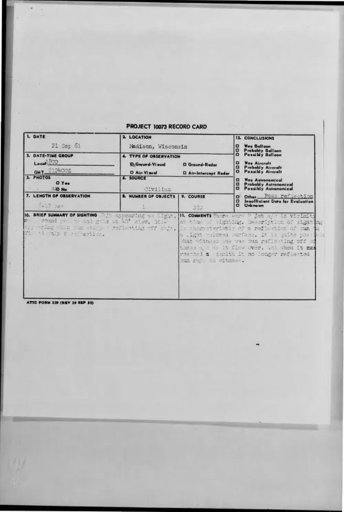 First page of 1961-09-8679194-Madison-Wisconsin