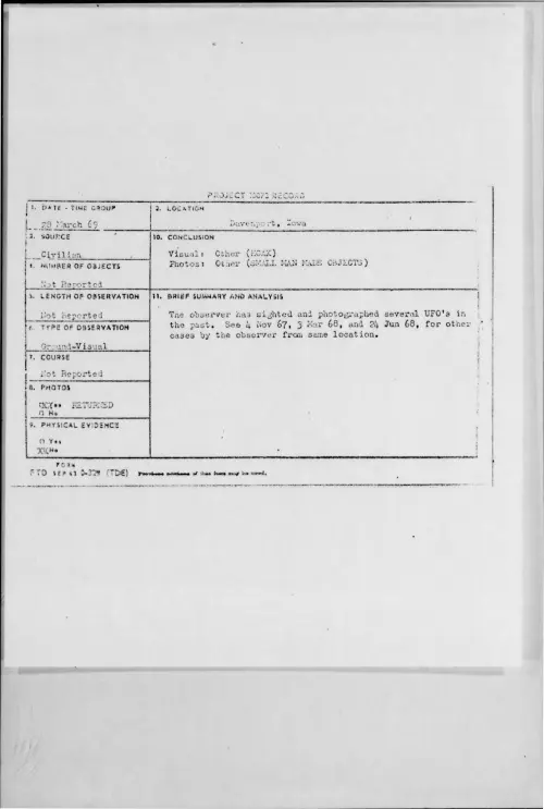 First page of 1969-03-6780125-Davenport-Iowa