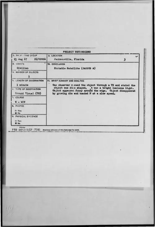First page of 1967-08-7407117-Jacksonville-Florida