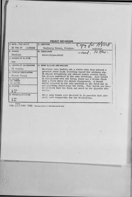 First page of 1967-02-9665985-WoodberryForest-Virginia