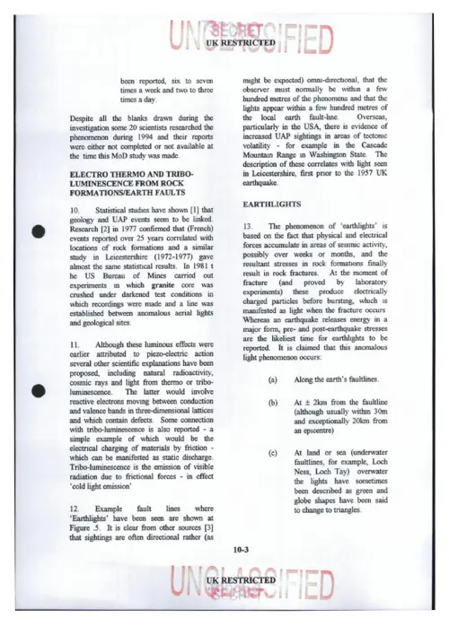 First page of BritishUFOFiles - uap_vol2_pgs121to135
