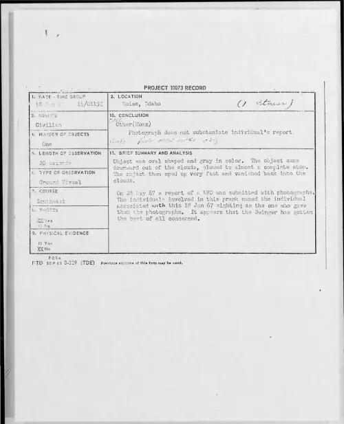First page of 1967-01-8539790-Boise-Idaho