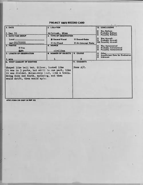 First page of 1955.12 - 7339990 - McIntosh, Minn