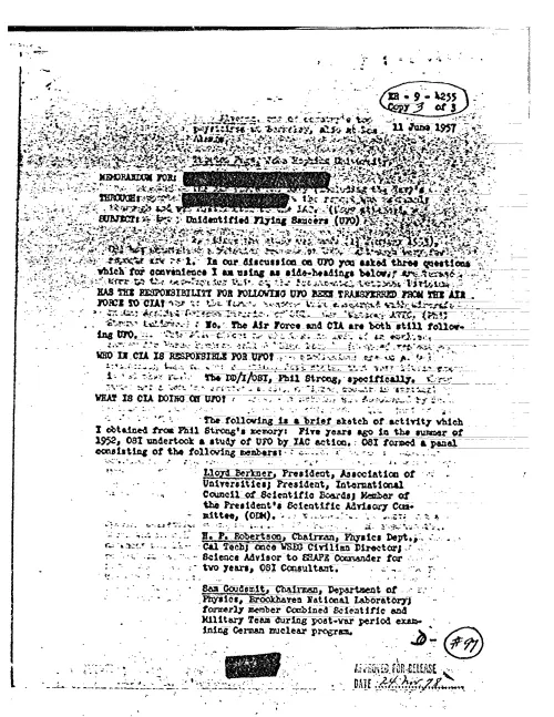 First page of CIAUFO - UNIDENTIFIED FLYING SAUCERS (UFO)