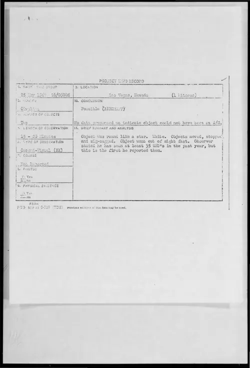 First page of 1967-05-9077619-LasVegas-Nevada