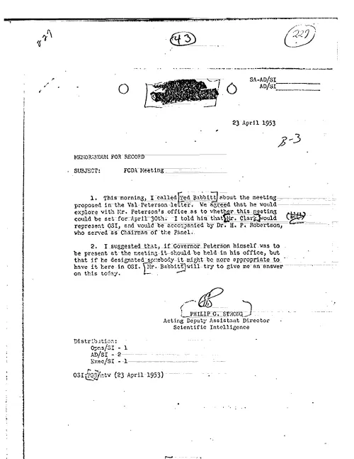 First page of CIAUFO - FCDA MEETING
