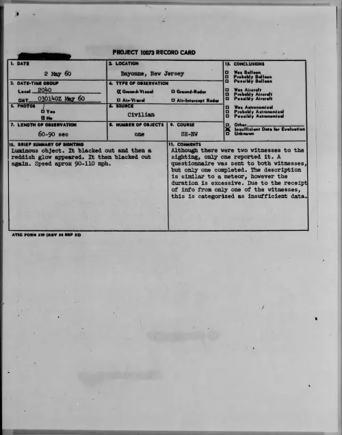 First page of 1960.05 - 7812376 - Bayonne, New Jersey