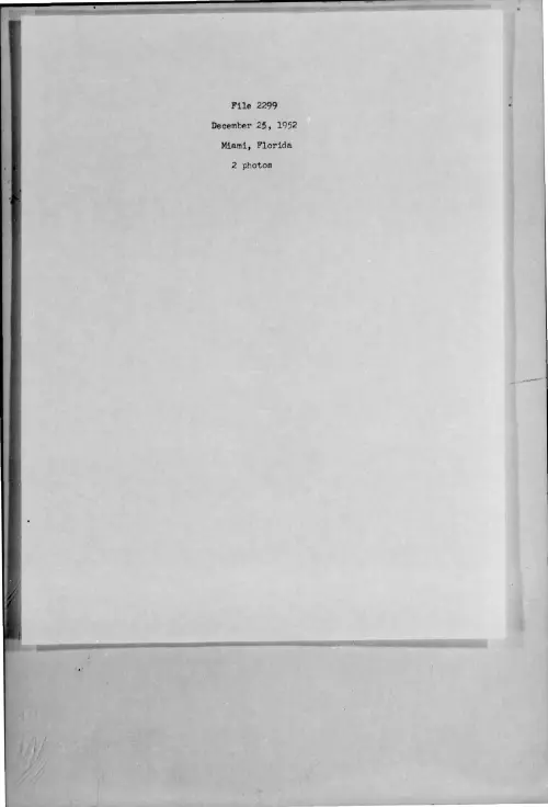 First page of 1952-12-7275500-Miami-Florida-2299-