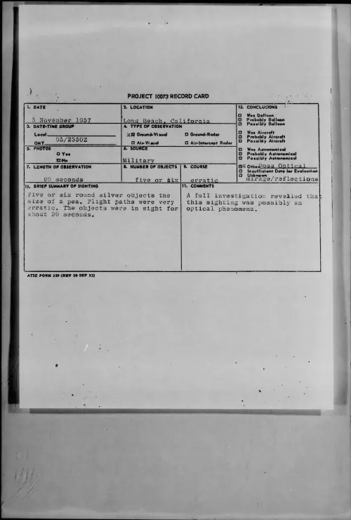 First page of 1957.11 - 7231215 - Long Beach, California