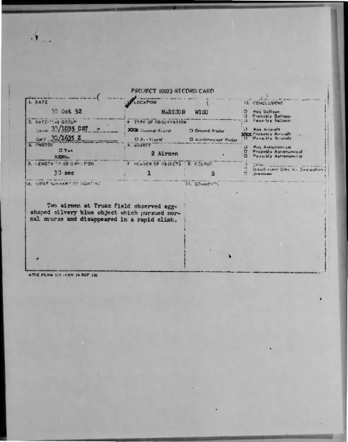 First page of 1952-10-9169493-MADISONWISC