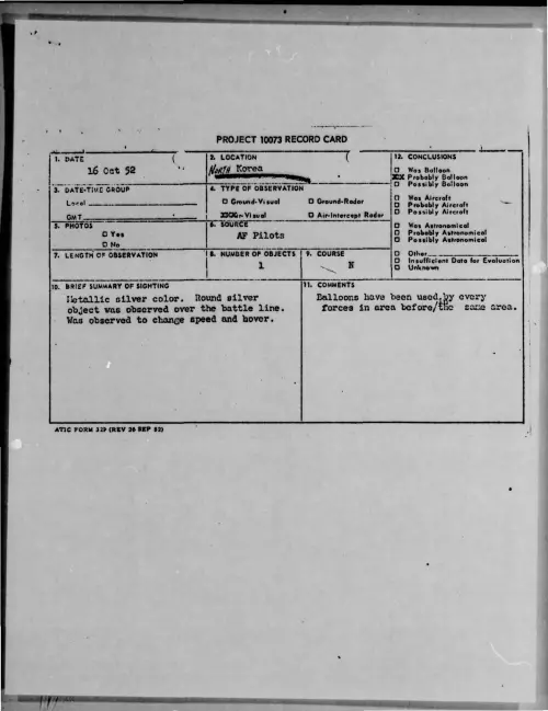 First page of 1952-10-9169199-NORTHKorea