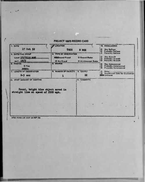 First page of 1952-10-9169219-TAOSNMEX