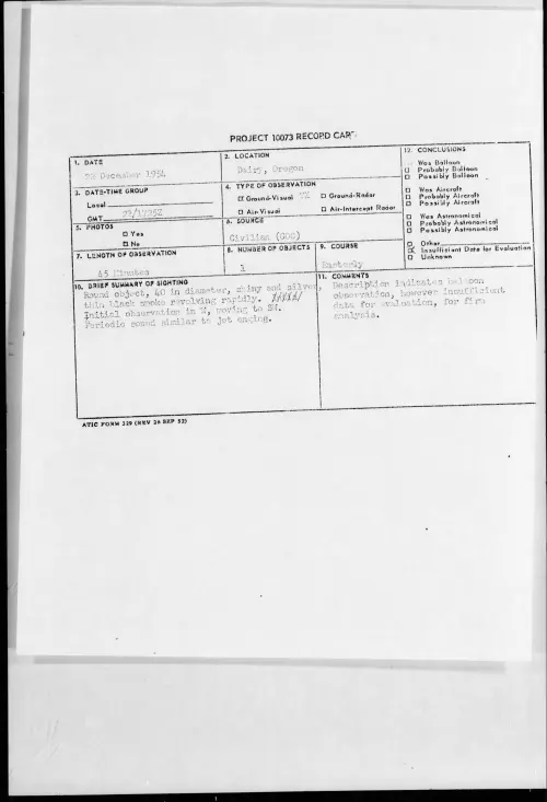 First page of 1954.12 - 6964175 - Dairy, Oregon