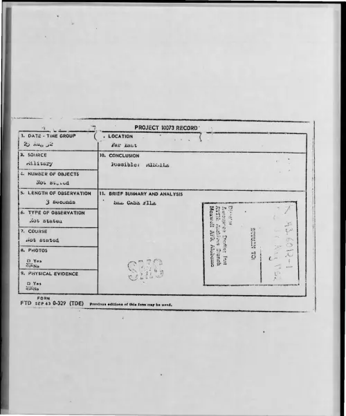 First page of 1952-08-8768779-FarEast