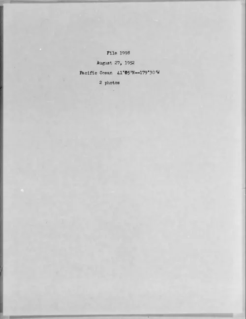 First page of 1952-08-7275036-PacificOcean41DegreesN-179Degrees30DegreesW-1998-