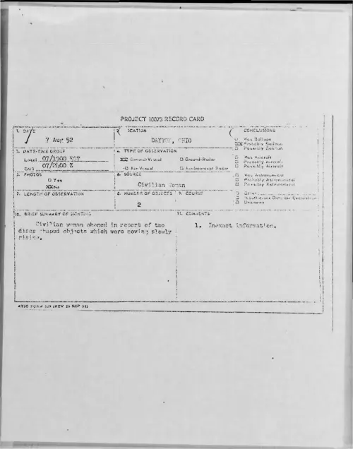 First page of 1952-08-8758727-DAYTON-OHIO
