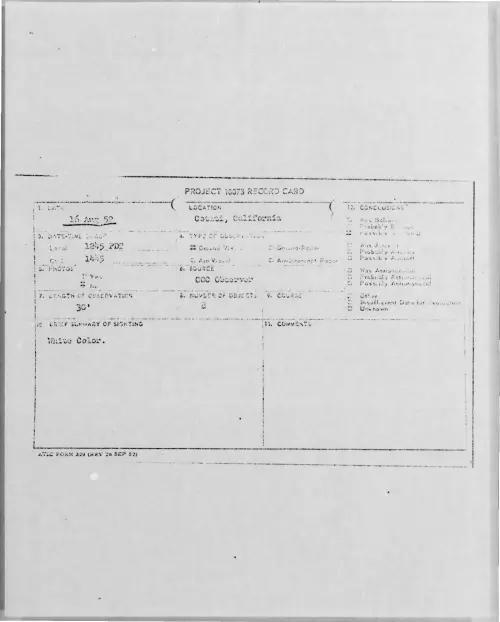 First page of 1952-08-8766200-Cotati-California