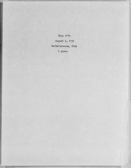 First page of 1952-08-7274944-Bellafontaine-Ohio-1779-