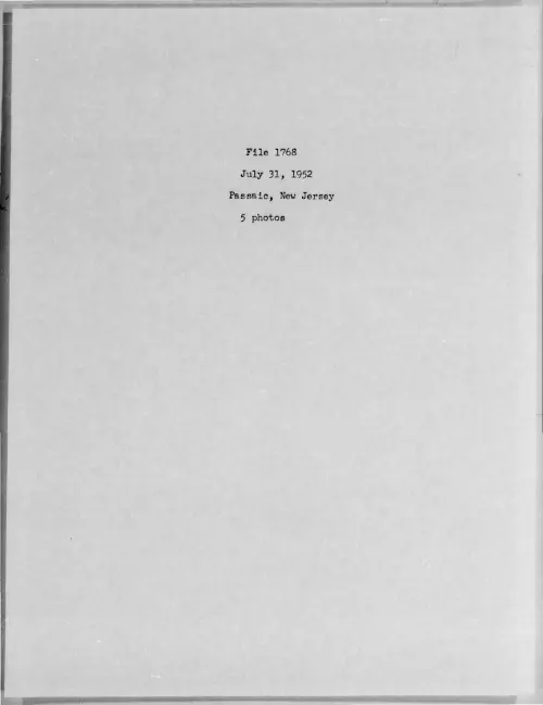 First page of 1952-07-7274860-Passaic-NewJersey-1768-