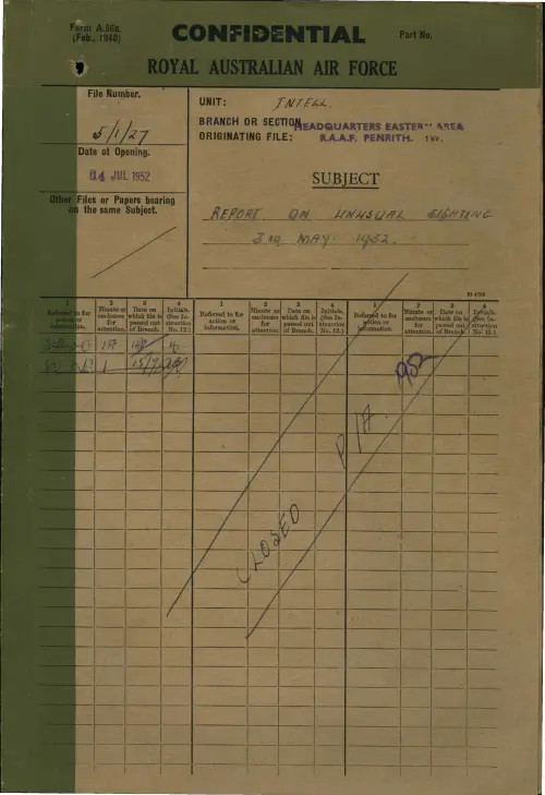 First page of AustralianUFOFiles - A11066_5-1-27_Part B_3315433