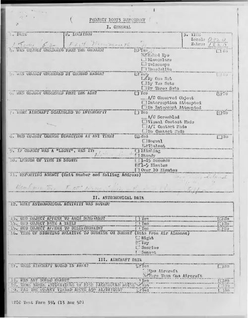 First page of 1952-07-7481496-FortMonmouth-N-J--[ILLEGIBLE]-