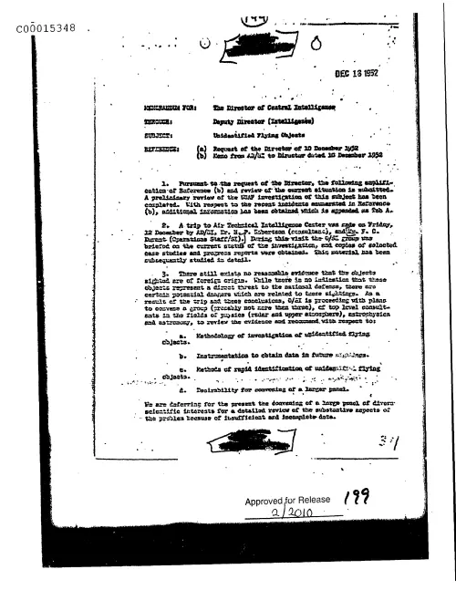 First page of CIAsX-Files-2015UFORelease - UNIDENTIFIED FLYING OBJECTS DOC_0005515943