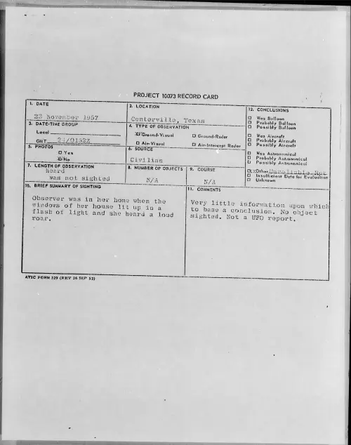 First page of 1957.11 - 6962230 - Centerville, Texas