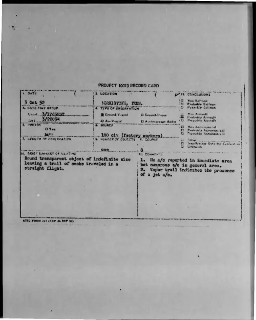 First page of 1952-10-6383673-MORRISTOWN-TENN