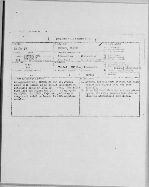 First page of 1952-01-6310218-NENANA-ALASKA