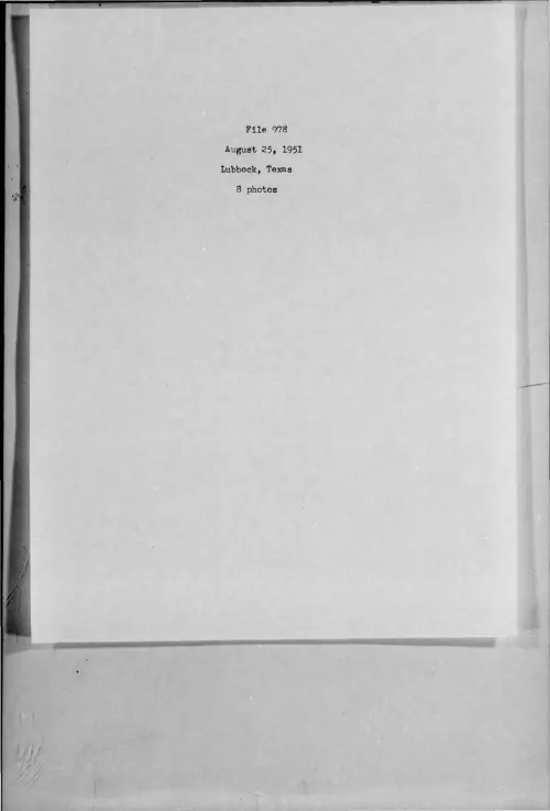 First page of 1951-08-7273504-Lubbuck-Texas-978-