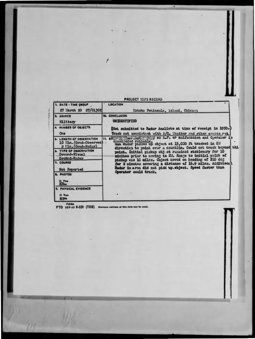 First page of 1950-03-9614443-MotobuPeninsula-Island-Okinawa